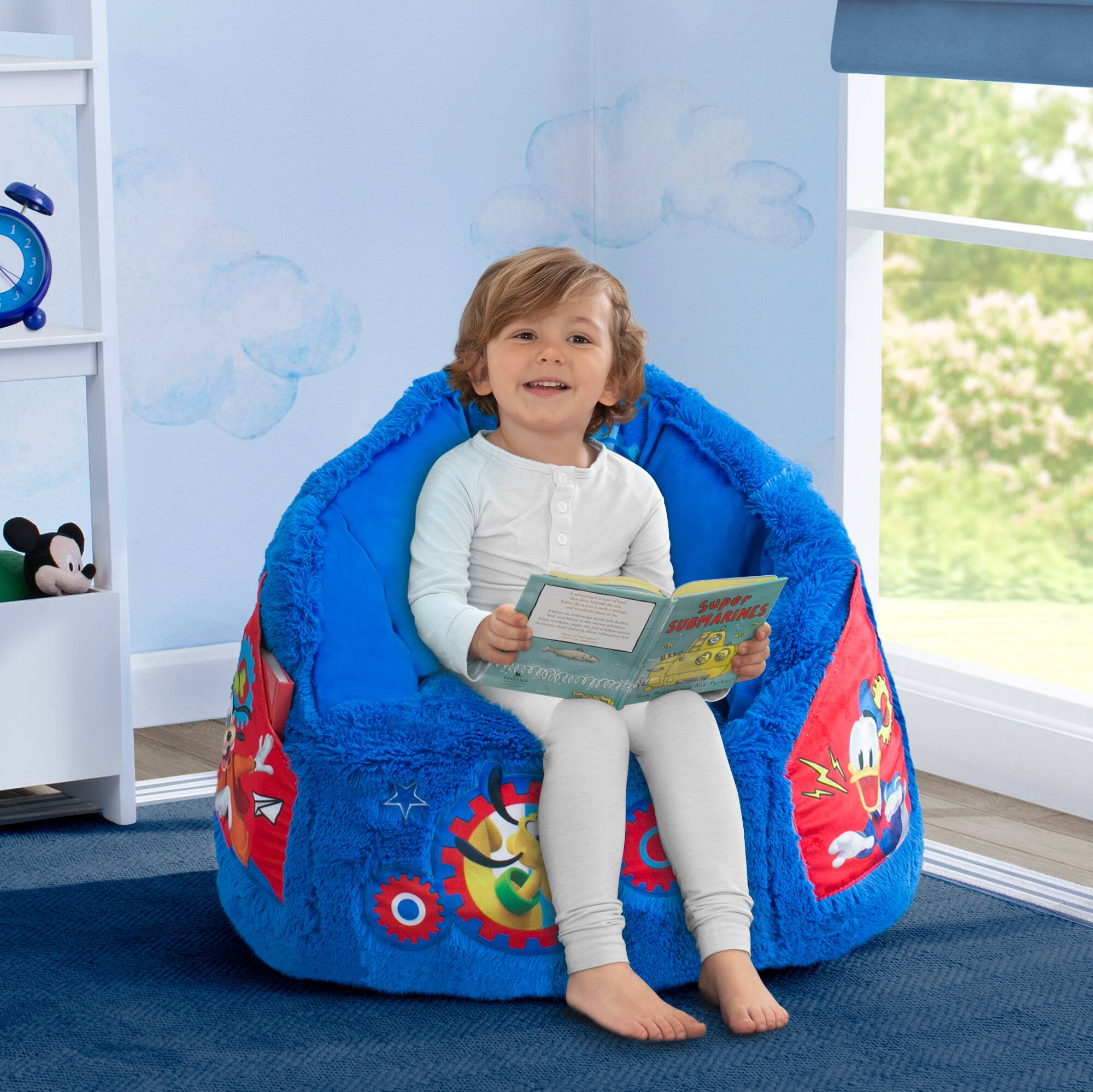 Disney® Mickey Mouse Cozee Fluffy Chair